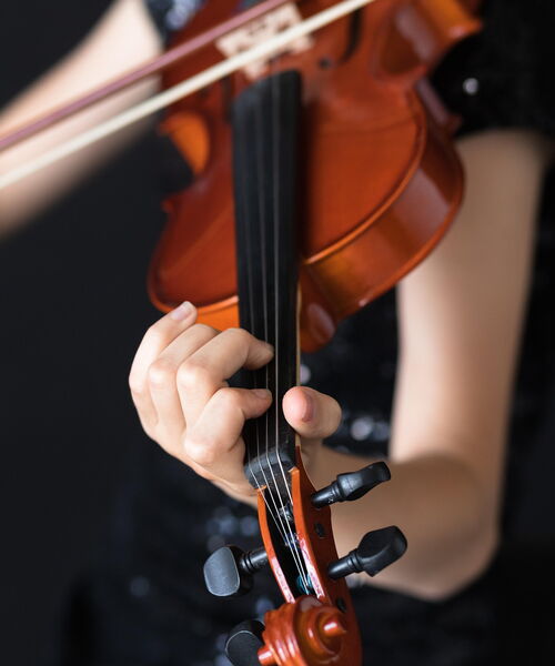 Eine Violine.