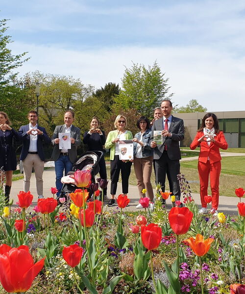 Zu sehen sind die Organisatoren des Festival Gmünder Sommer