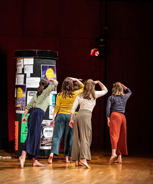 Zu sehen sind die Kinder vom Konzert