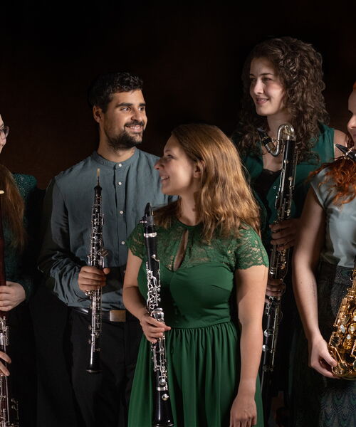 Zu sehen ist das Sonus Quintett