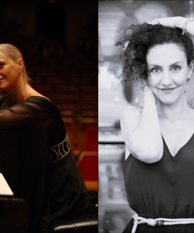 Jeweils ein Portrait von einem Mann und einer Frau.