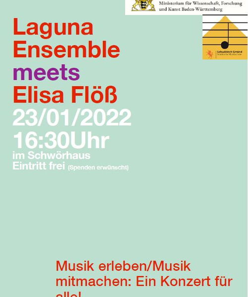 Laguna Ensemble meets Elisa Flöß am 23.01.2022 im Schwörhaus