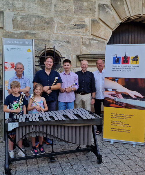Zu sehen ist das Vibraphon für die Städtische Musikschule