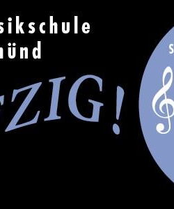 Zu sehen ist das Logo 50 Jahre Städtischen Musikschule