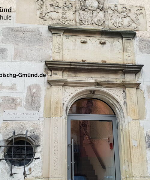 Eingang der Städtischen Musikschule